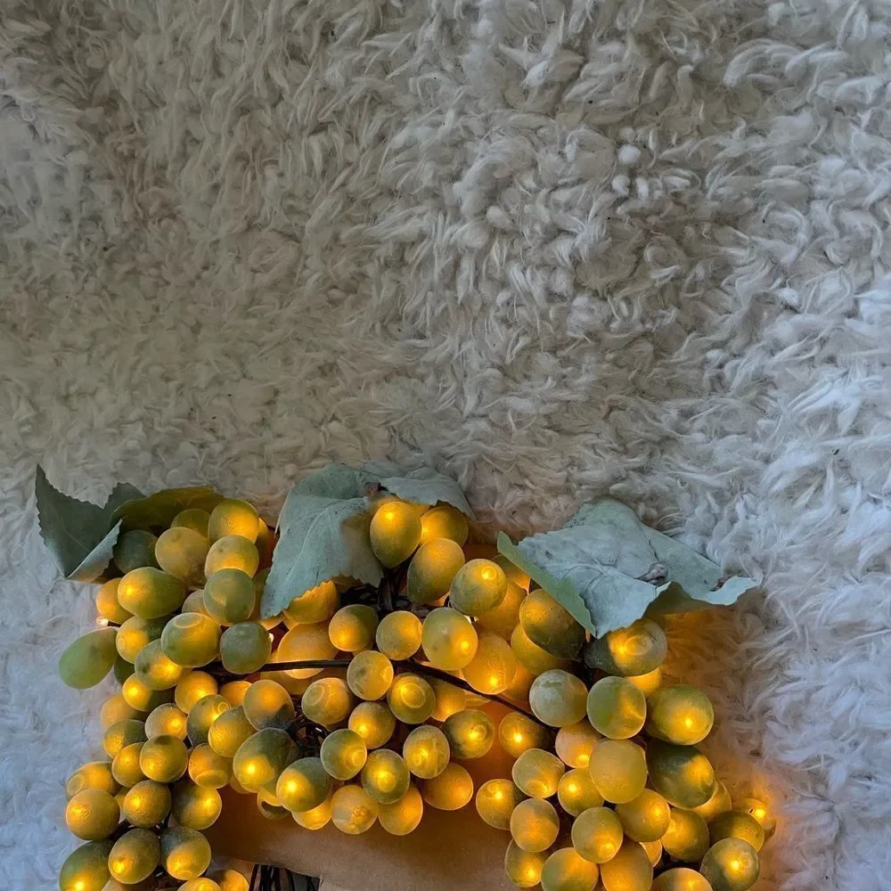 GKI Bethlehem Lighting Green Triple Grape Cluster Rice Lights in Original Box